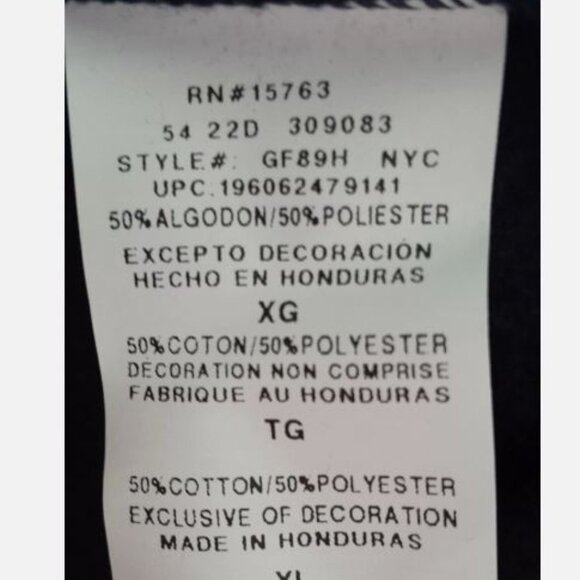 Champion Powerblend Fleece Men's Hoodie Ultimate Durability Size XL Navy New - Picture 8 of 8